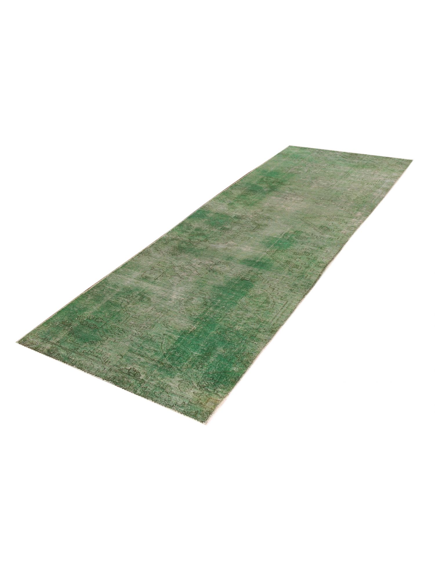 Alfombra persa vintage  verde <br/>330 x 75 cm