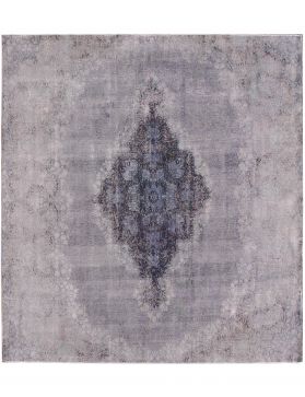 Persischer Vintage Teppich 290 x 295 blau