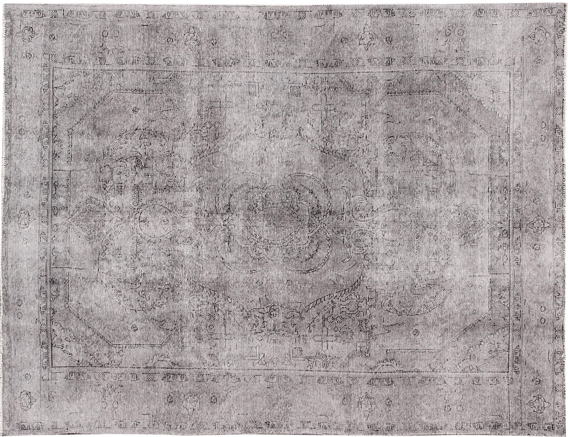Persischer Vintage Teppich  grau <br/>290 x 200 cm
