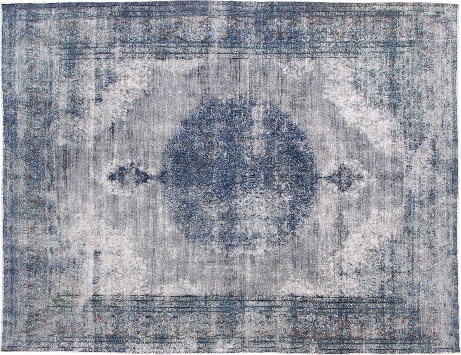 Perzisch Vintage Tapijt  blauw <br/>380 x 300 cm