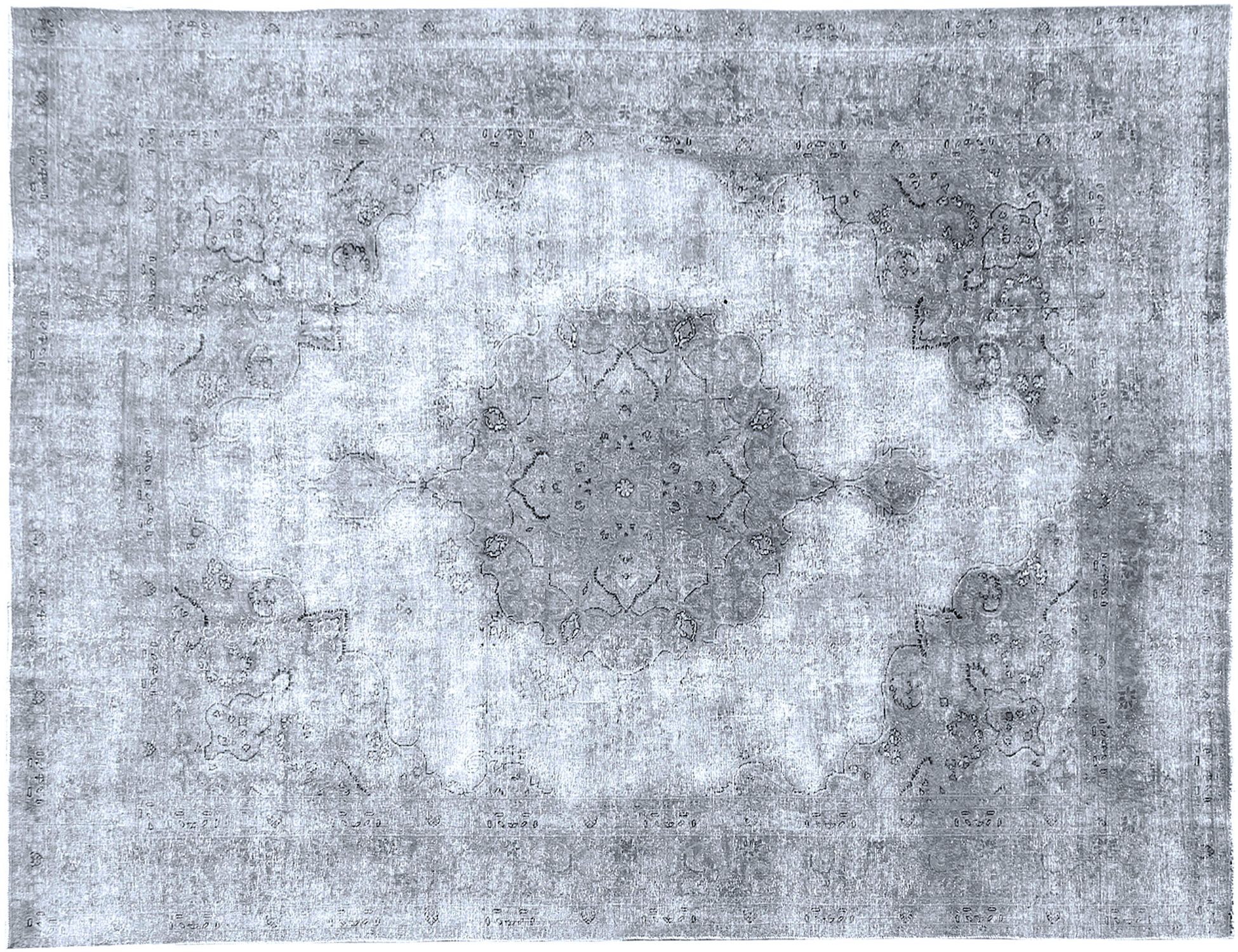 Persischer Vintage Teppich  grau <br/>380 x 285 cm