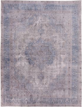 Tappeto vintage persiano 370 x 280 blu