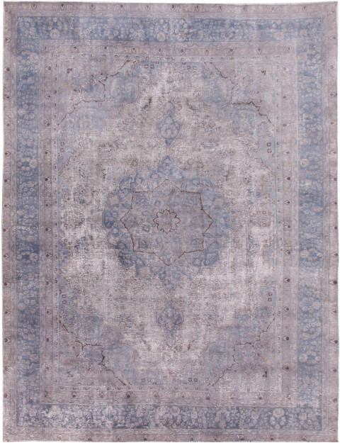 Blau Persien Persischer Vintage Teppich 370 x 280 cm