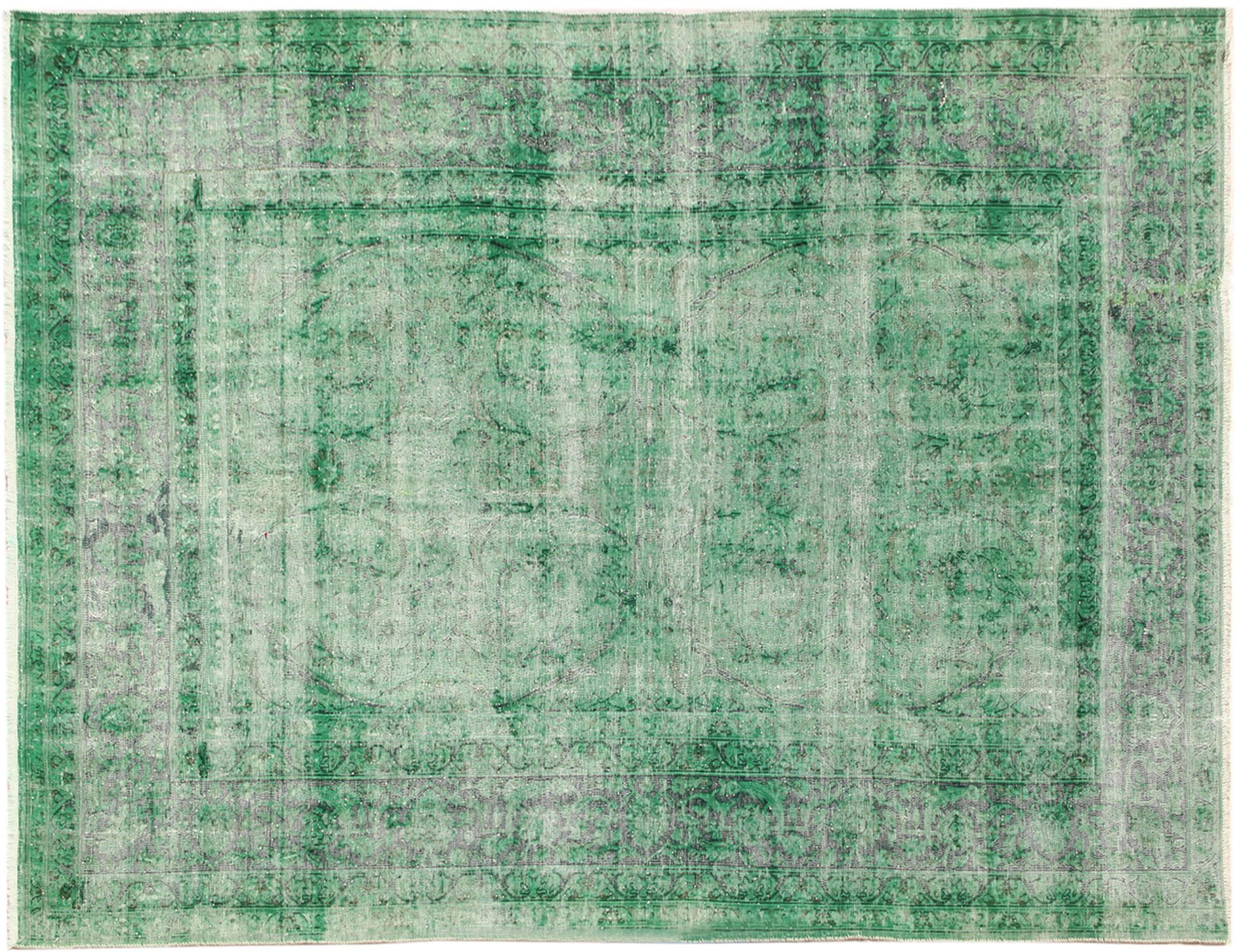 Perzisch Vintage Tapijt  groen <br/>285 x 205 cm