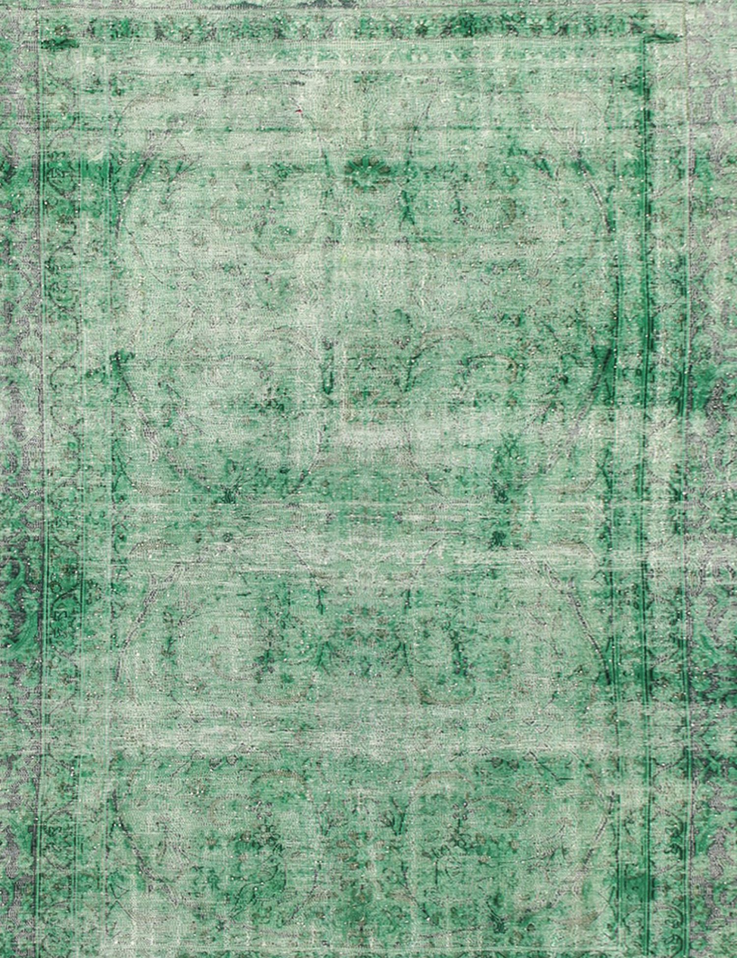 Tapis Persan vintage  vert <br/>285 x 205 cm