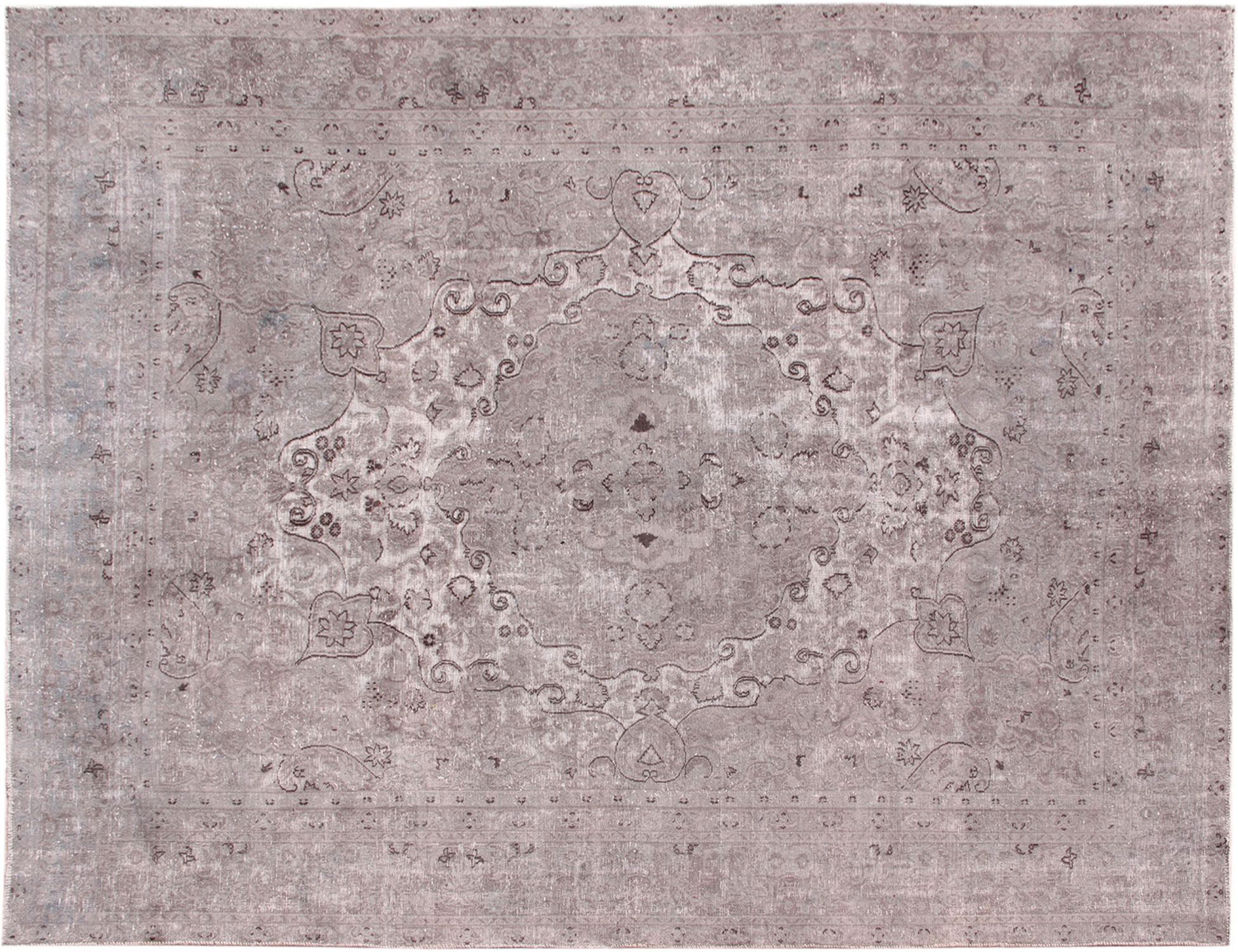Persischer Vintage Teppich  grau <br/>375 x 280 cm