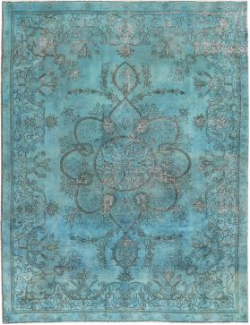 Persischer Vintage Teppich 323 x 223 türkis