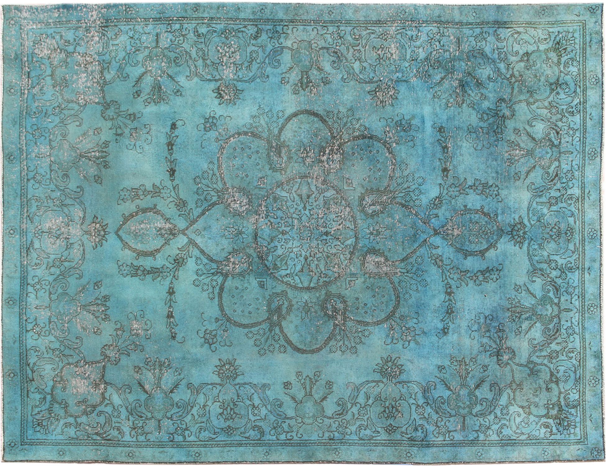 Perzisch Vintage Tapijt  turkooiz <br/>323 x 223 cm