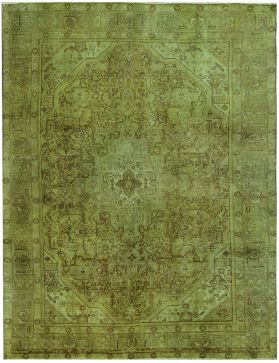 Tappeto vintage persiano 285 x 185 verde