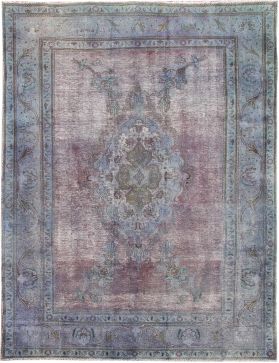 Persischer Vintage Teppich 330 x 230 blau