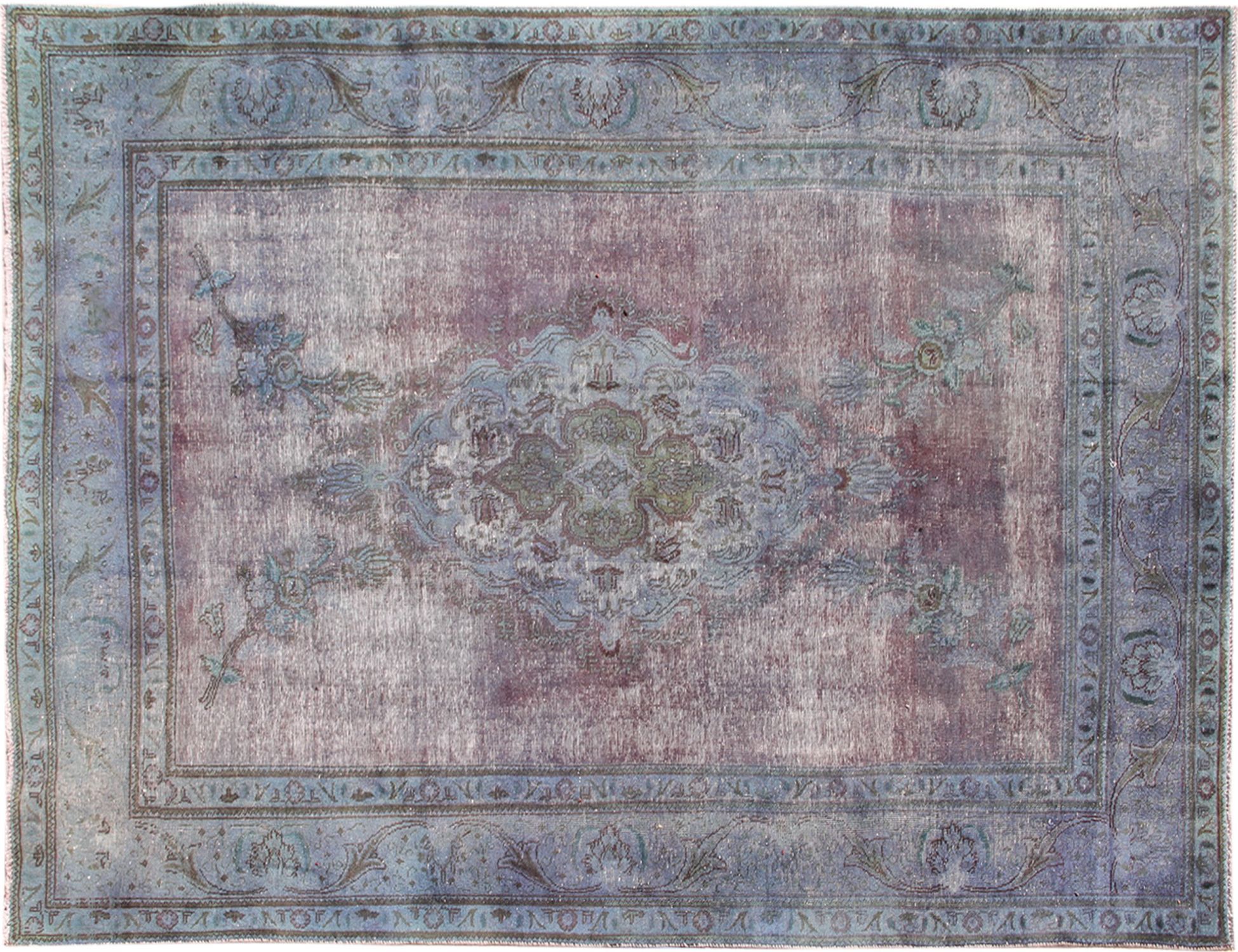 Alfombra persa vintage  azul <br/>330 x 230 cm