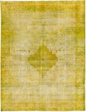 Persischer Vintage Teppich 348 x 245 gelb