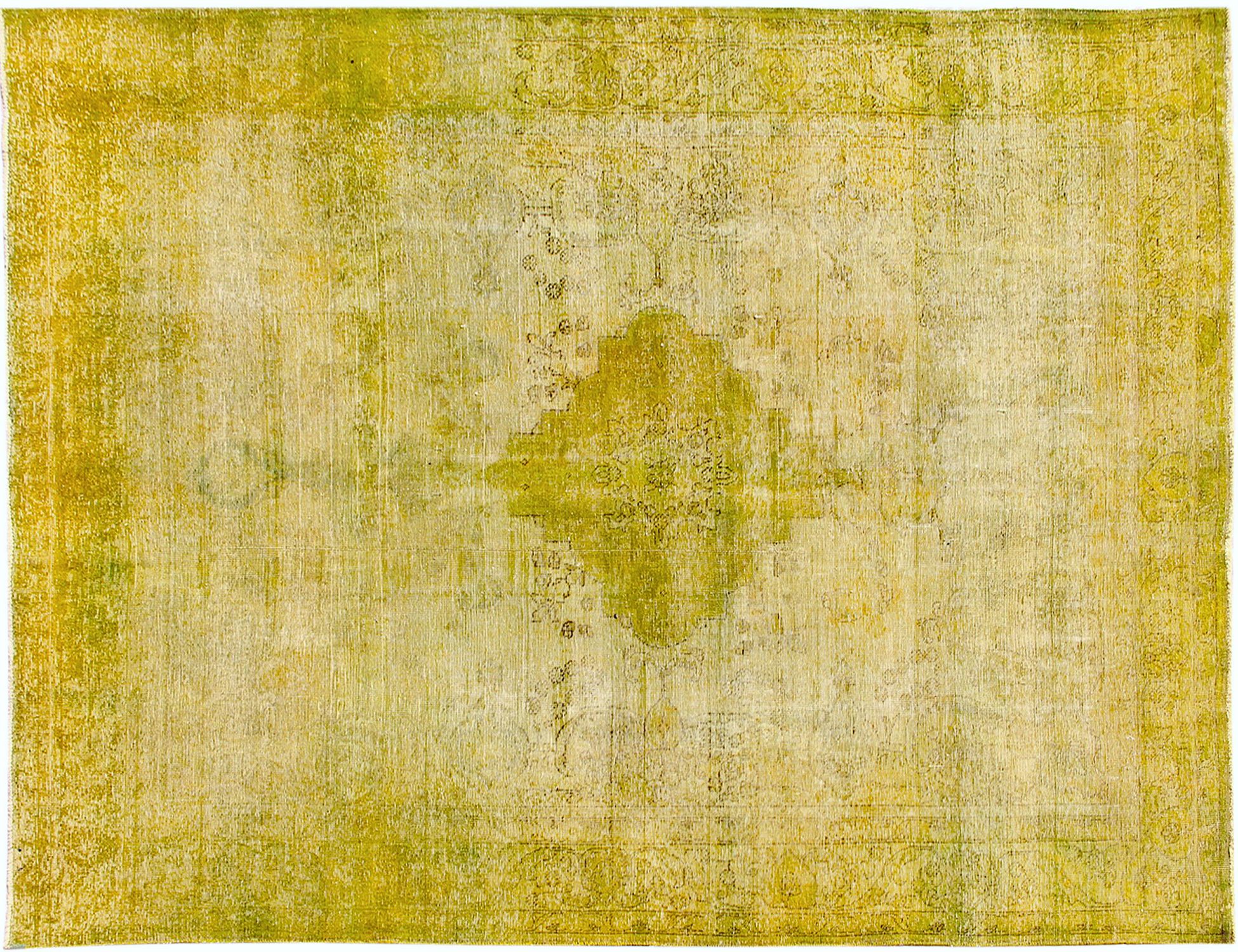 Tapis Persan vintage  jaune <br/>348 x 245 cm
