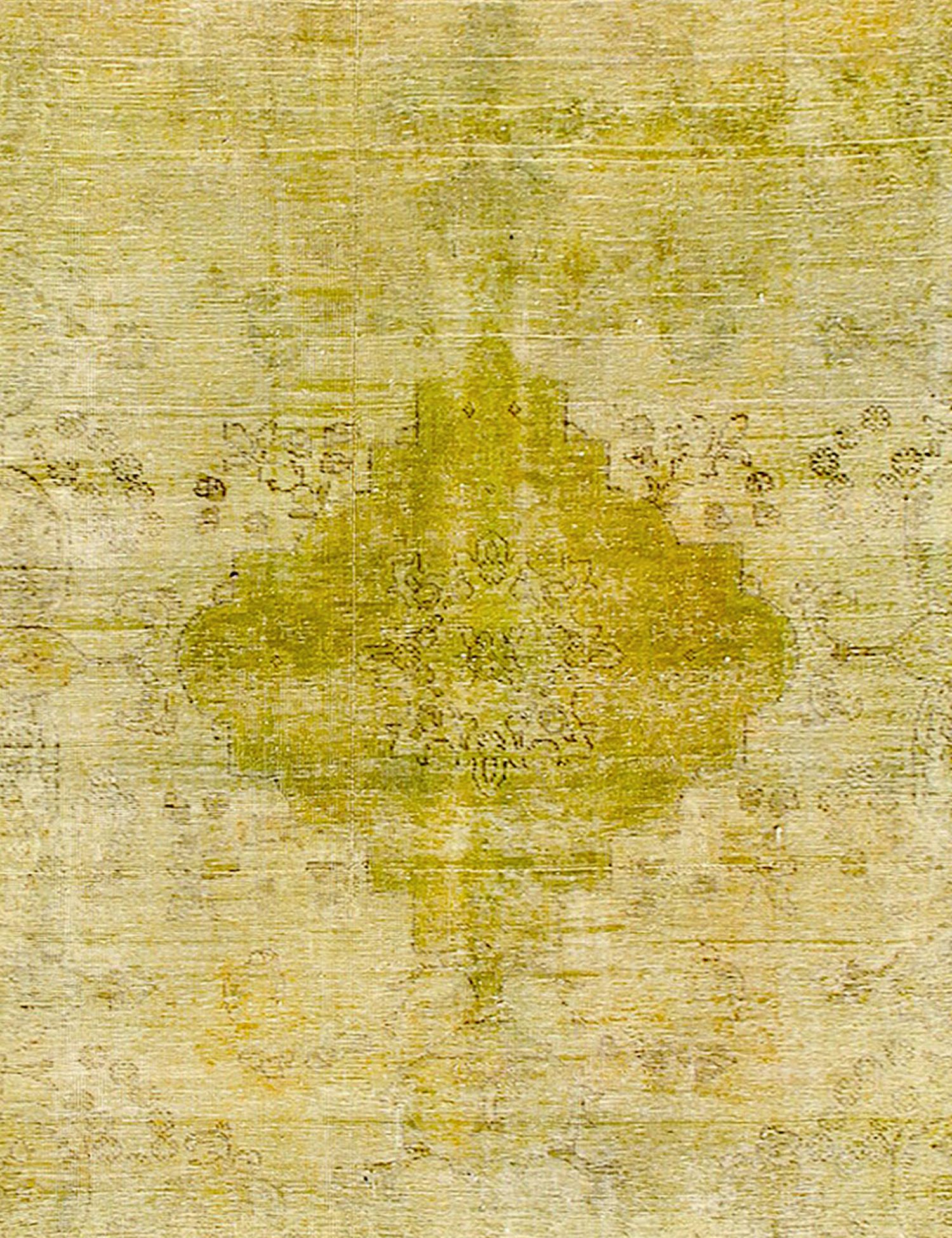 Persisk Vintagetæppe  gul <br/>348 x 245 cm