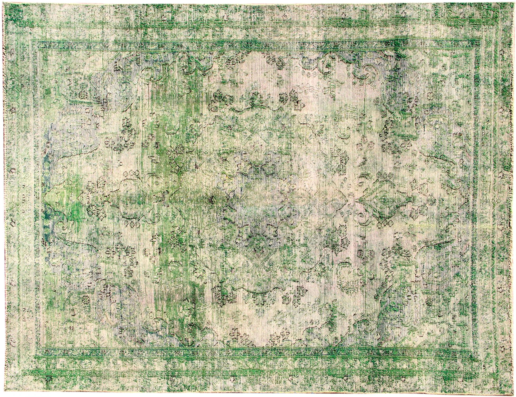 Persischer Vintage Teppich  grün <br/>275 x 190 cm