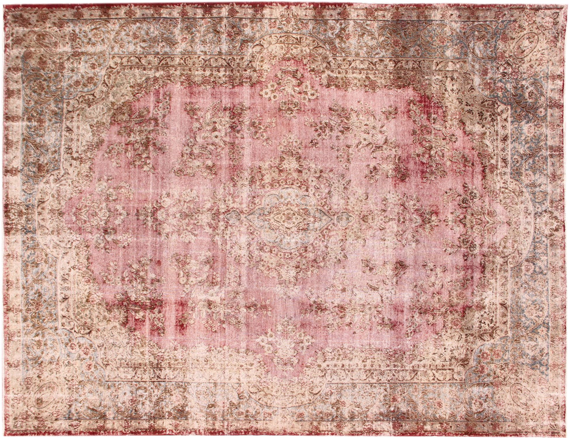 Tappeto vintage persiano  beige <br/>392 x 285 cm