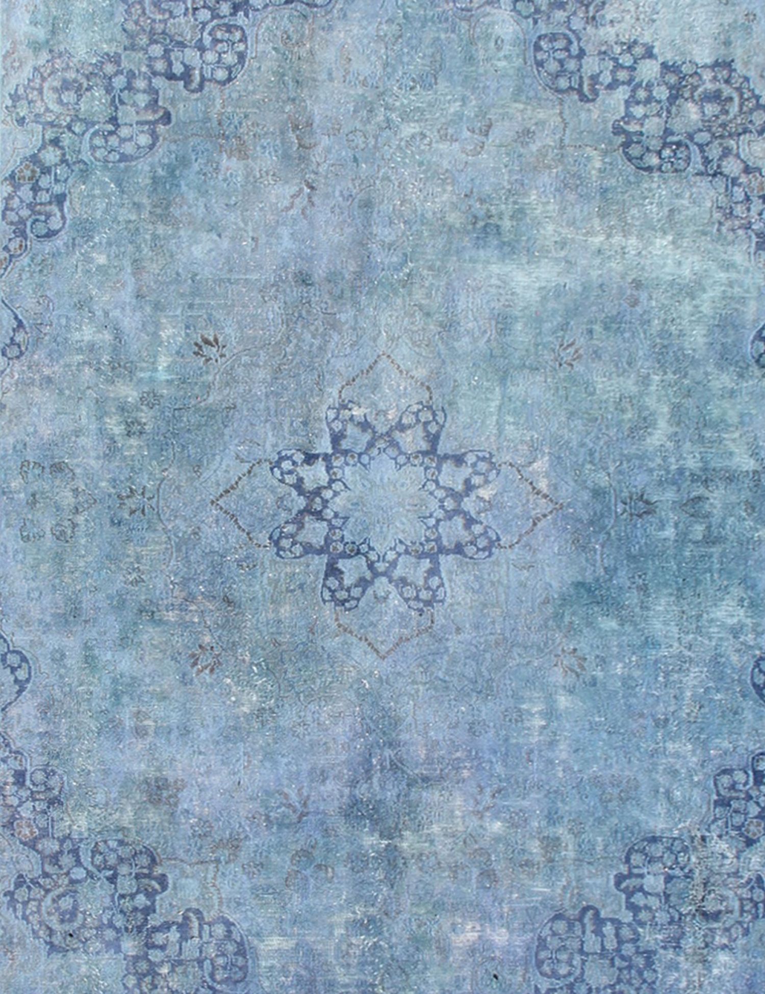 Tapis Persan vintage  bleu <br/>380 x 287 cm