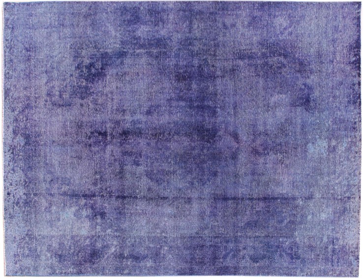 Blå Persien Persisk Vintagetæppe 285 x 195 cm