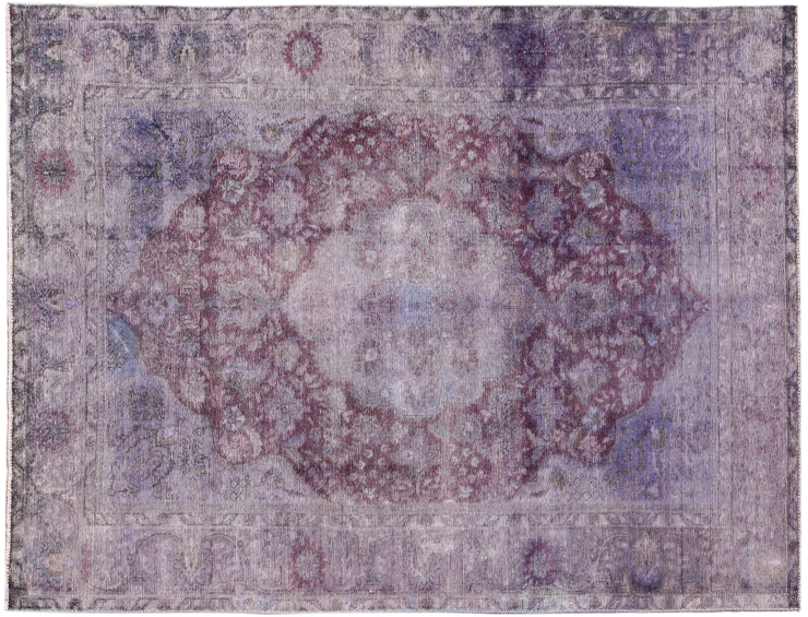 Lila Persien Persischer Vintage Teppich 280 x 195 cm
