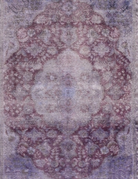 Lila Persien Persischer Vintage Teppich 280 x 195 cm - view 4