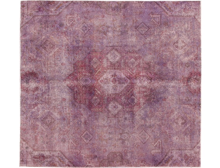 Lilla Persien Persisk Vintagetæppe 233 x 210 cm