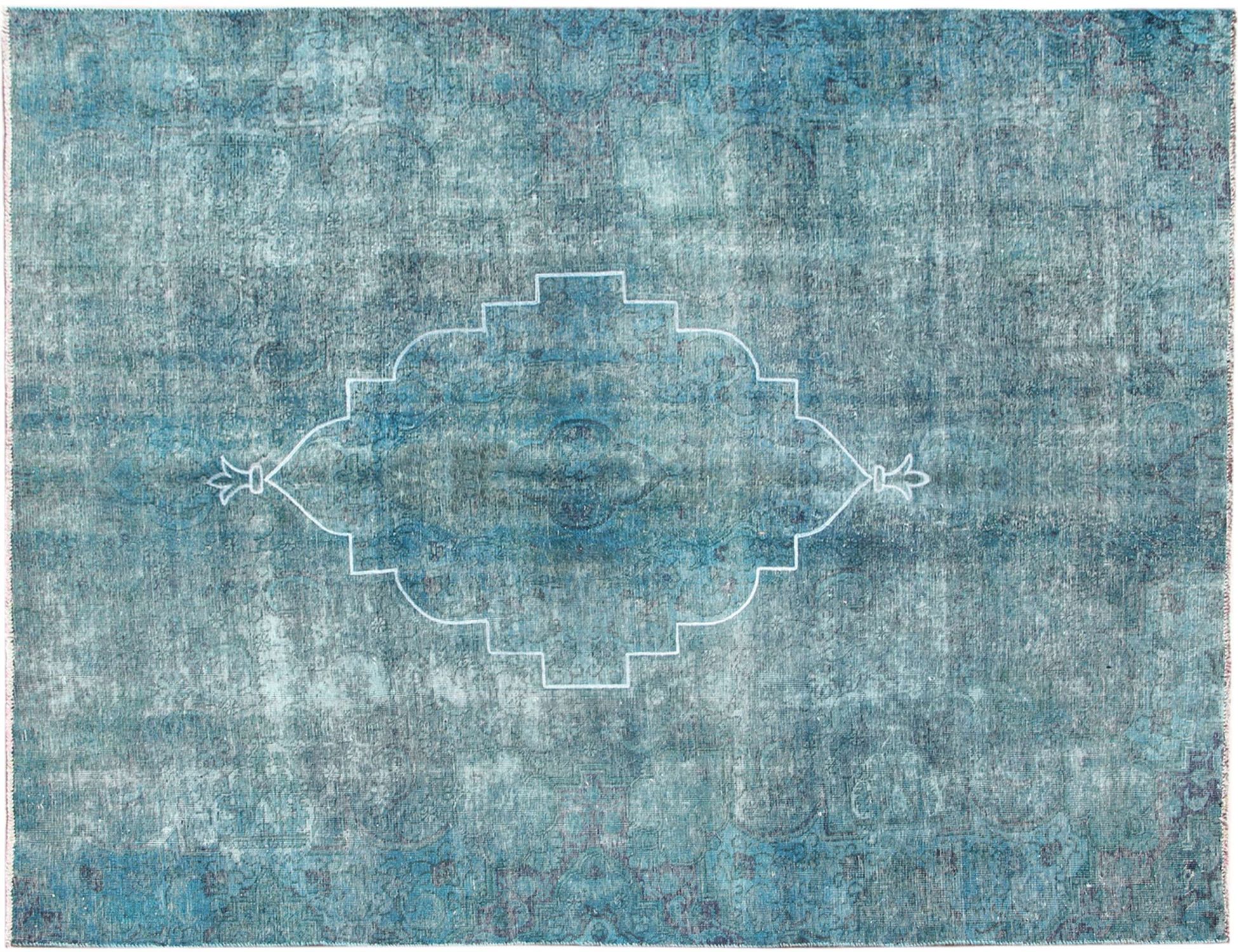 Persian Vintage Carpet  turkoise  <br/>285 x 220 cm