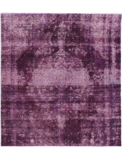 Lila Persien Persischer Vintage Teppich 263 x 215 cm