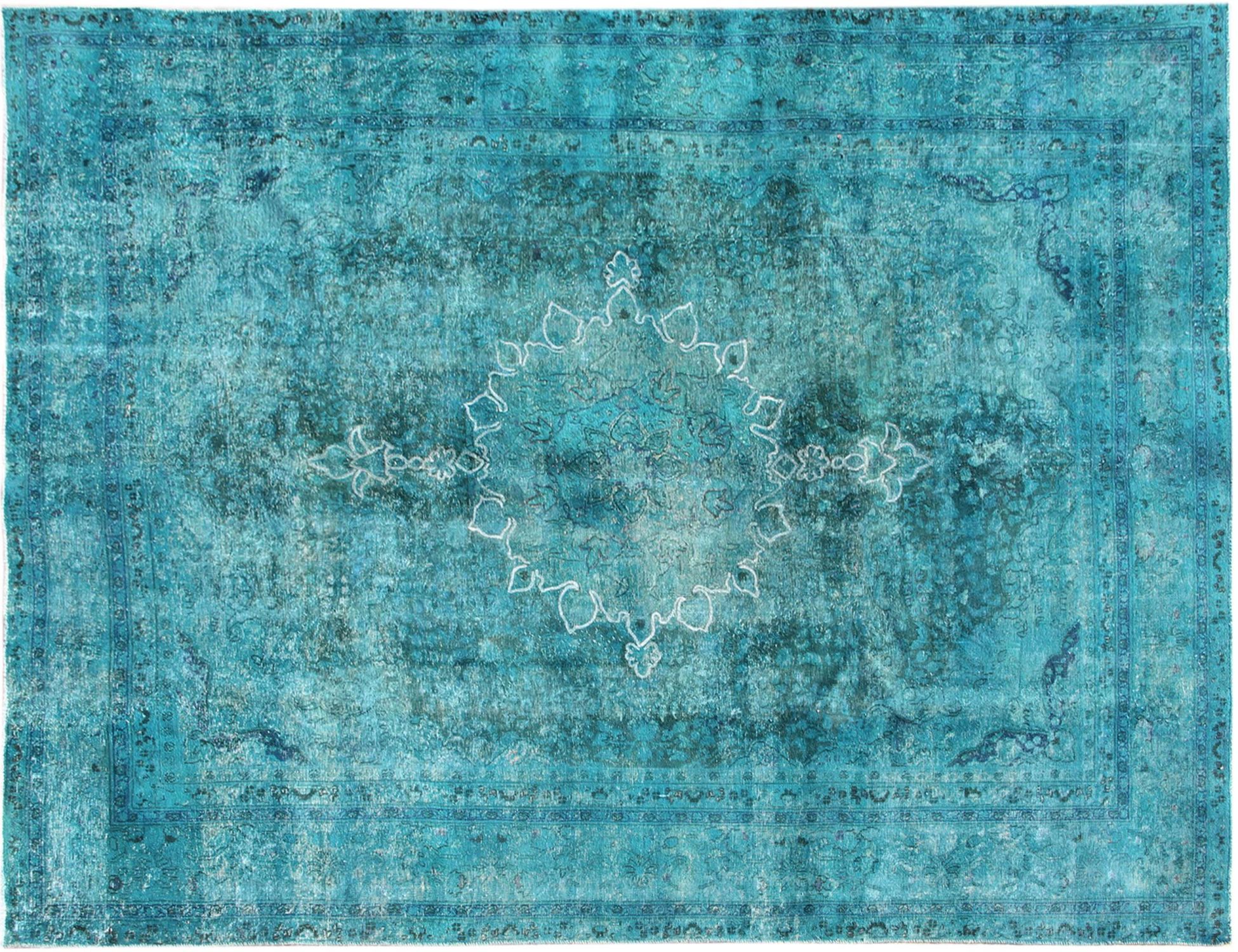 Tappeto vintage persiano  turchese <br/>370 x 272 cm