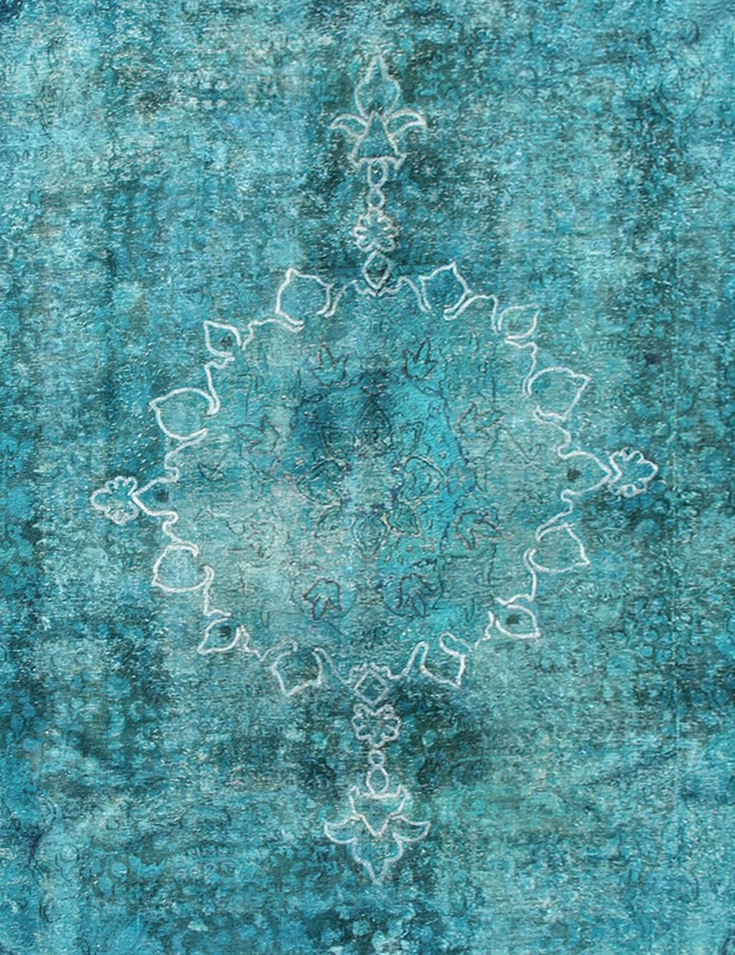 Tappeto vintage persiano  turchese <br/>370 x 272 cm