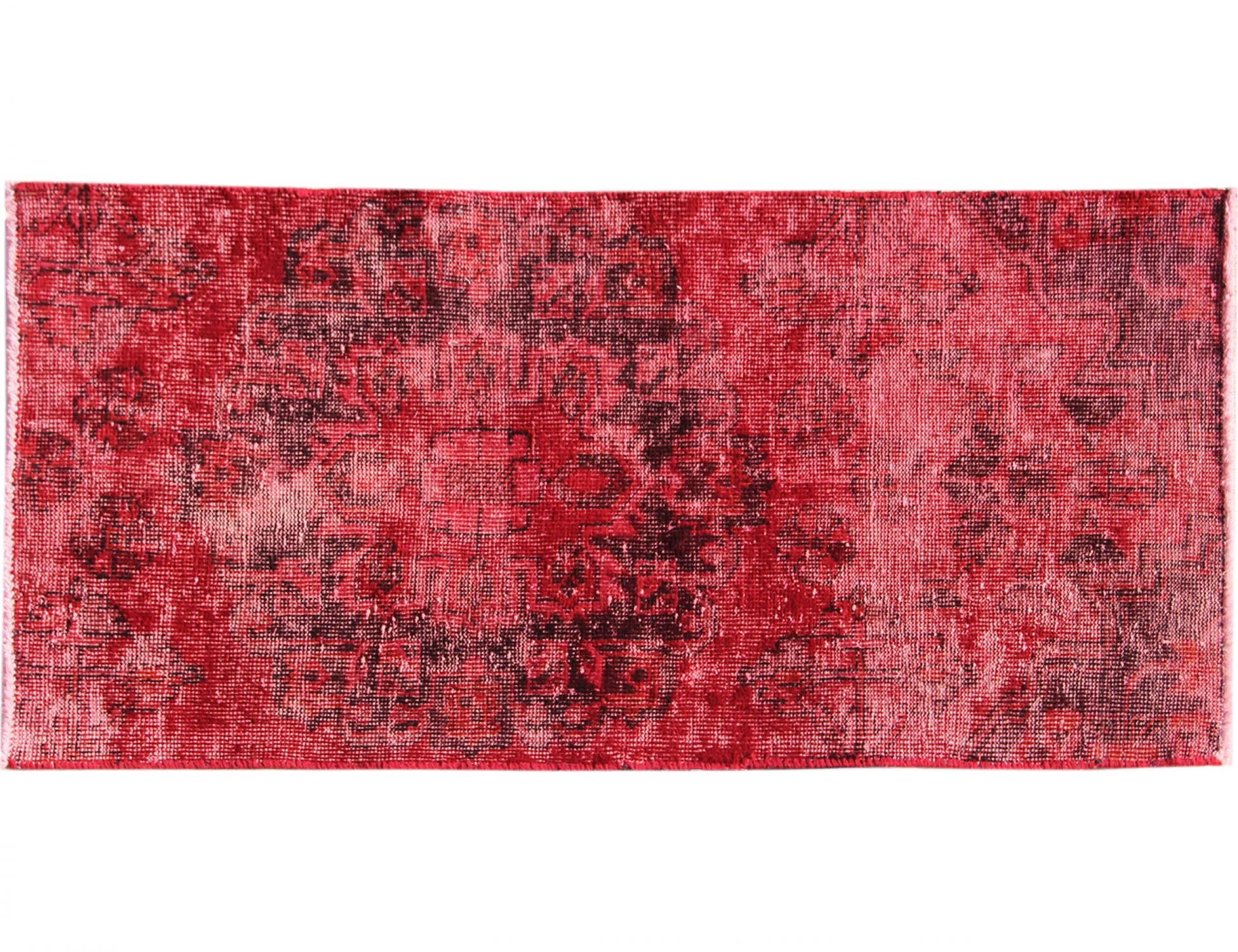 Persischer Vintage Teppich  rot <br/>150 x 75 cm