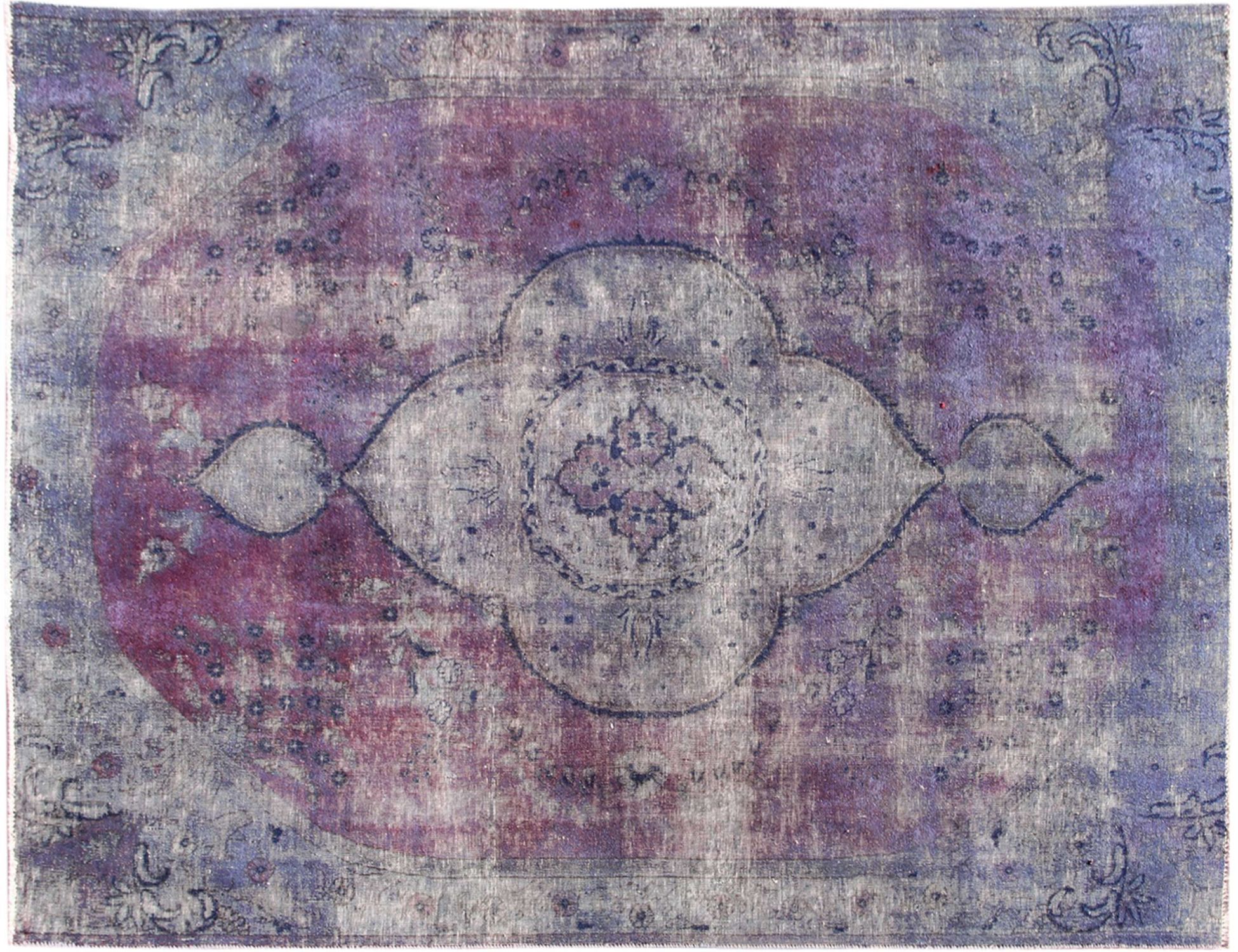 Persisk Vintagetæppe  blå <br/>270 x 210 cm