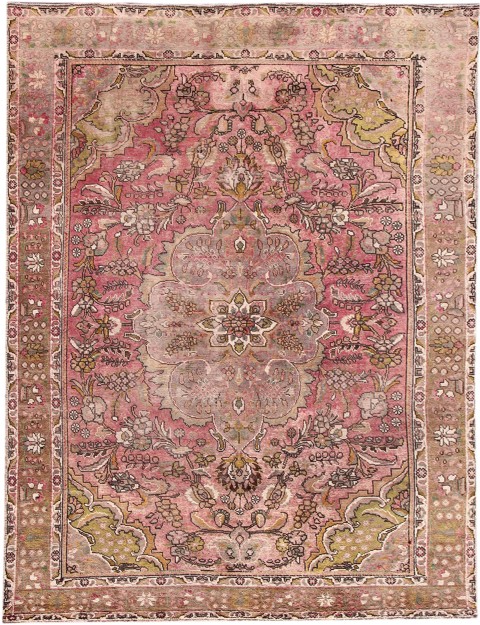 Beige Persan Tapis Persan Retro  310 x 195 cm