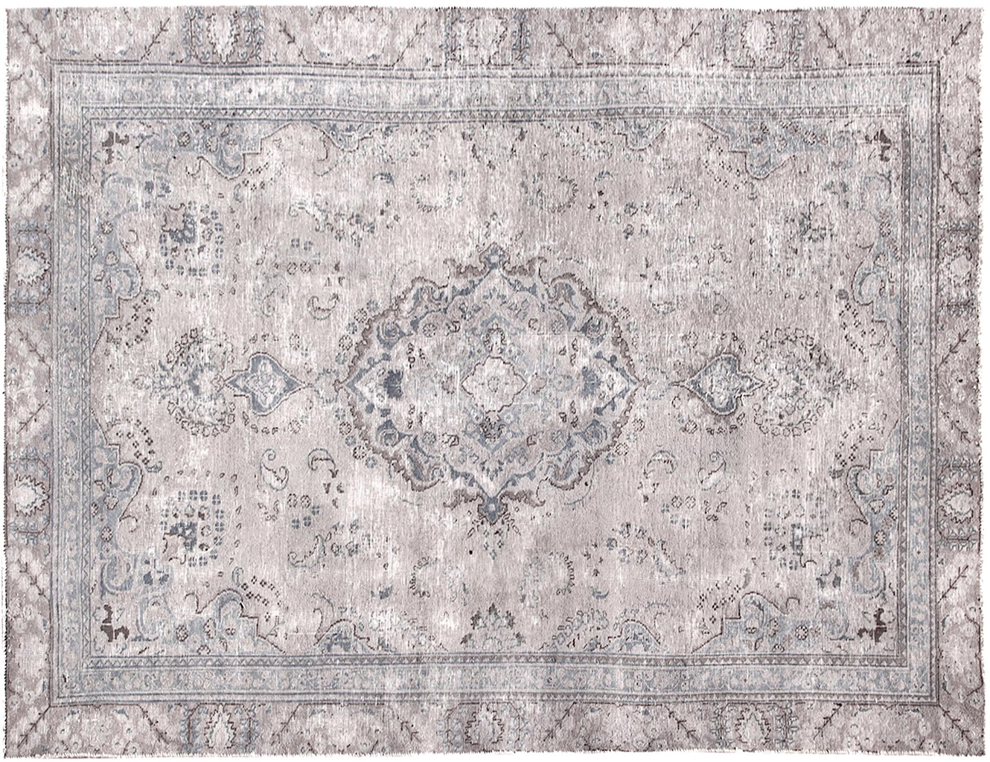 Persischer Vintage Teppich  grau <br/>270 x 170 cm