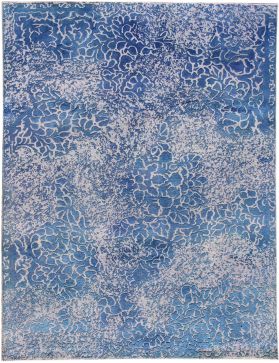 Persischer Vintage Teppich 333 x 220 blau