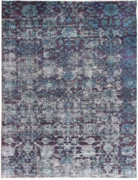 Persischer Vintage Teppich 343 x 200 blau