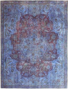 Persischer Vintage Teppich 320 x 235 blau