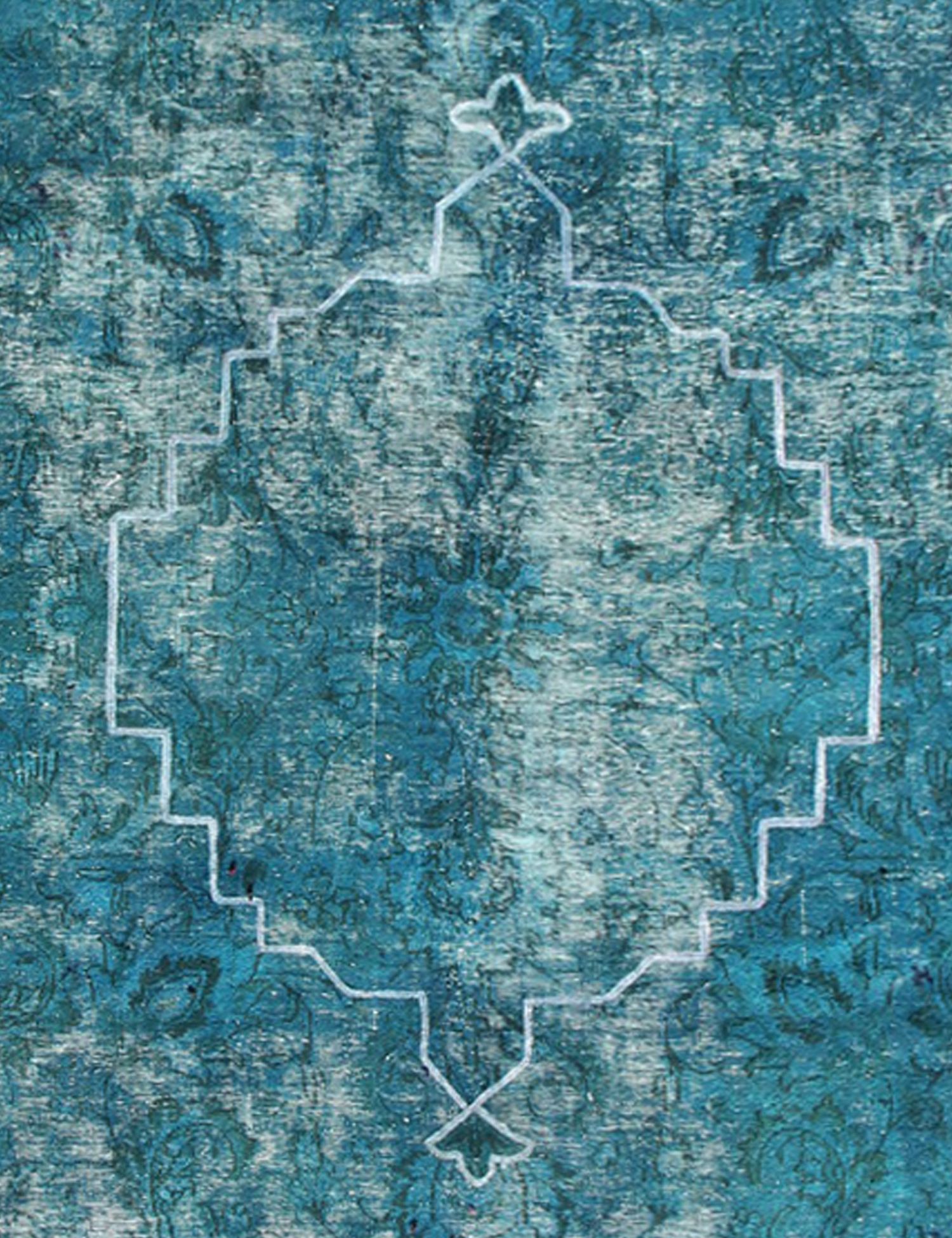 Tapis Persan vintage  turquoise <br/>270 x 235 cm