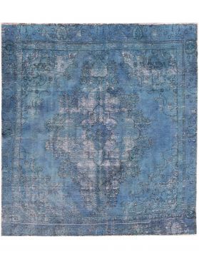 Persischer Vintage Teppich 260 x 265 blau