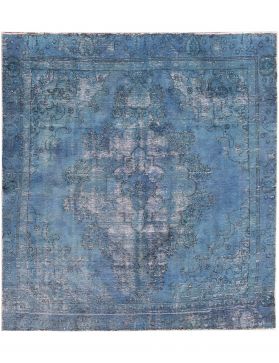 Tapis Persan vintage 260 x 265 bleu