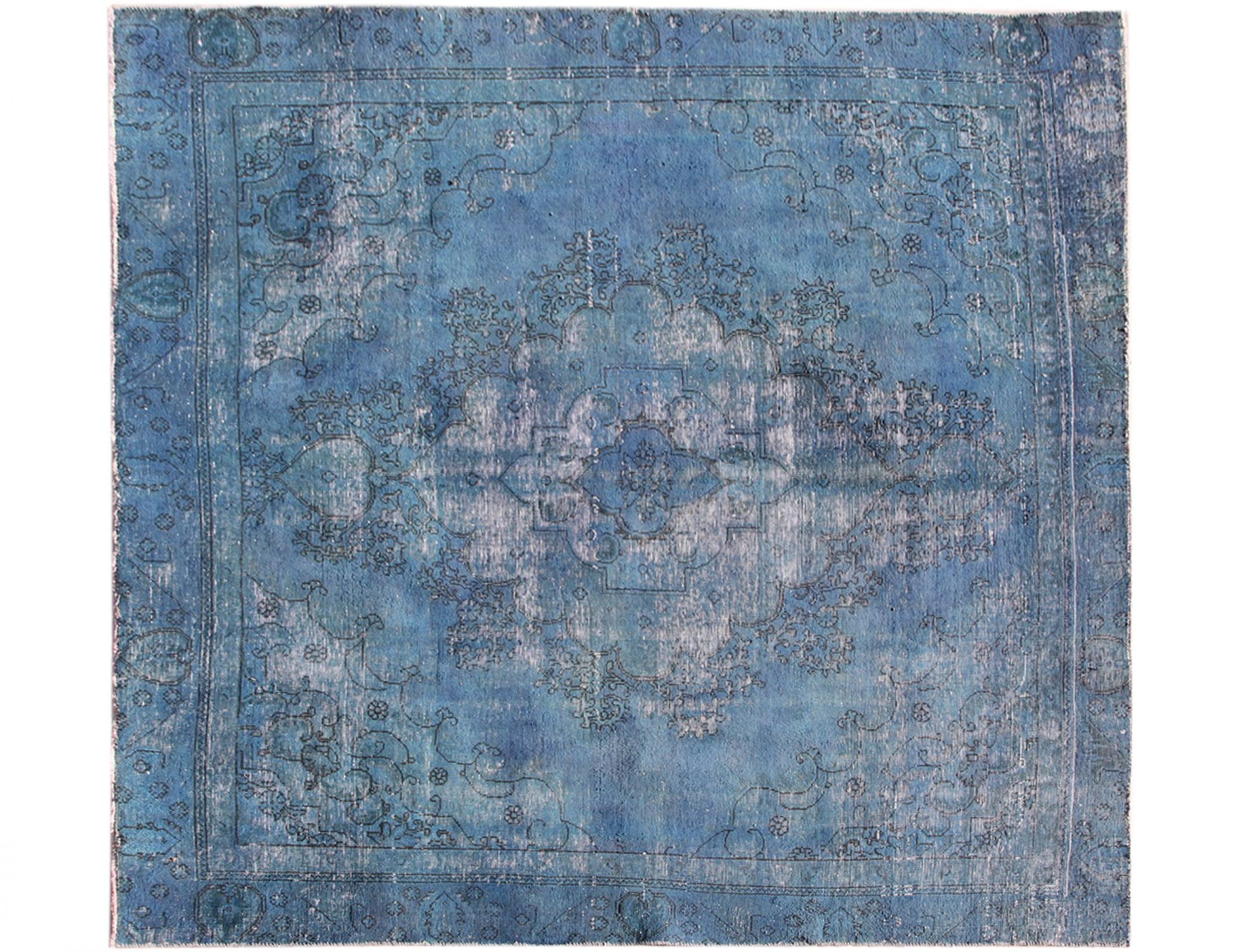 Tappeto vintage persiano  blu <br/>260 x 265 cm