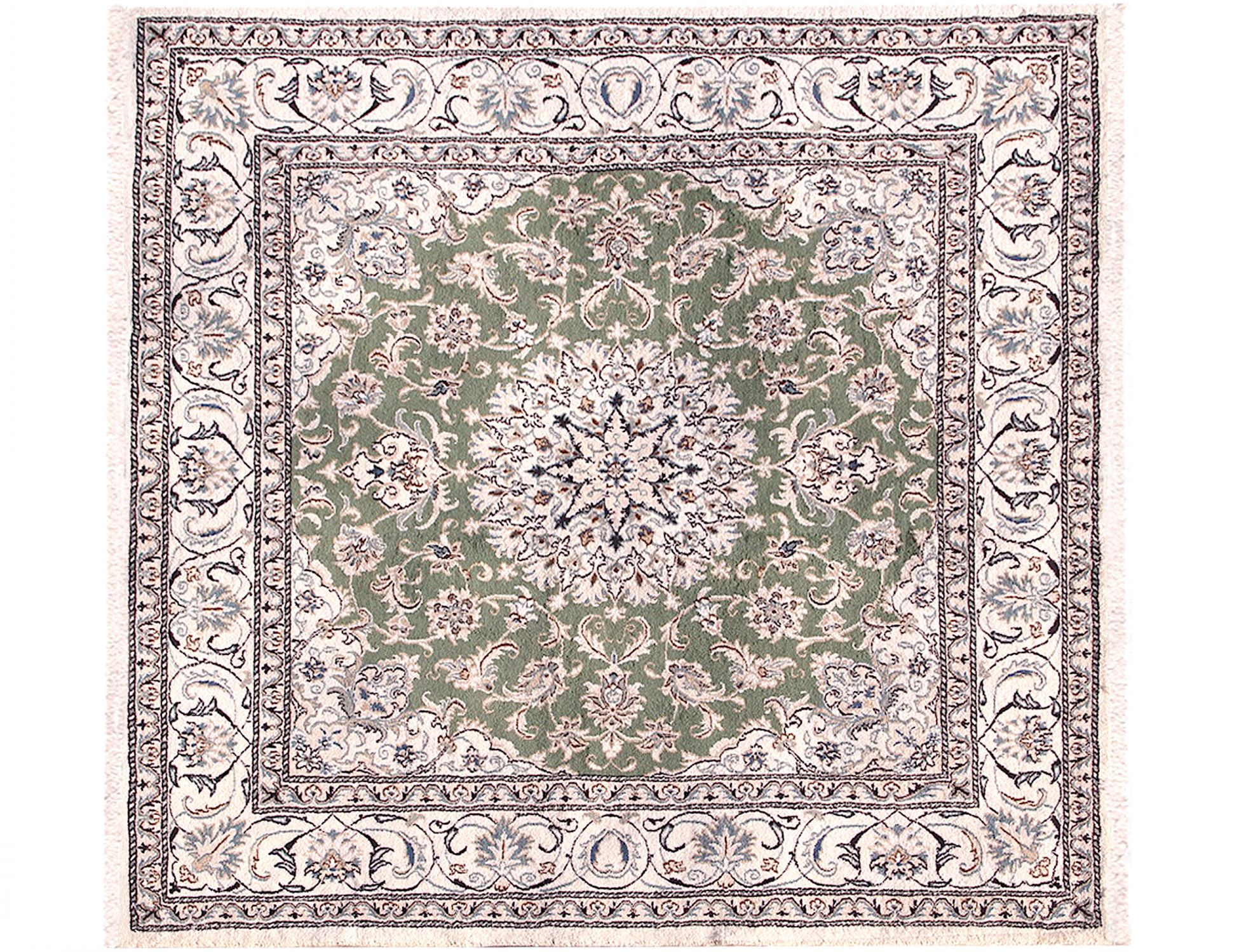 Persialaiset Nain matot  vihreä <br/>204 x 194 cm