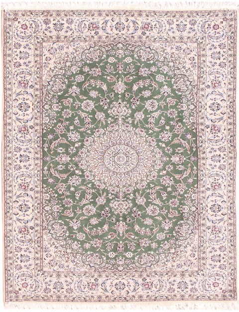 Beige Persien Nain Perserteppich 315 x 200 cm