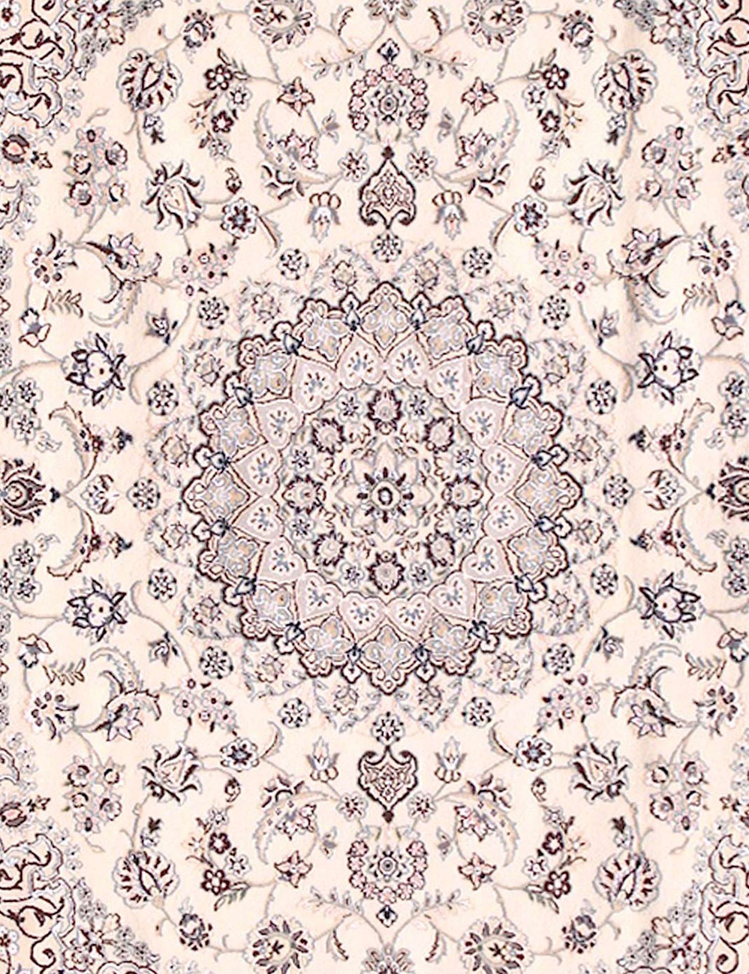 Persian Nain Rug  beige  <br/>258 x 203 cm