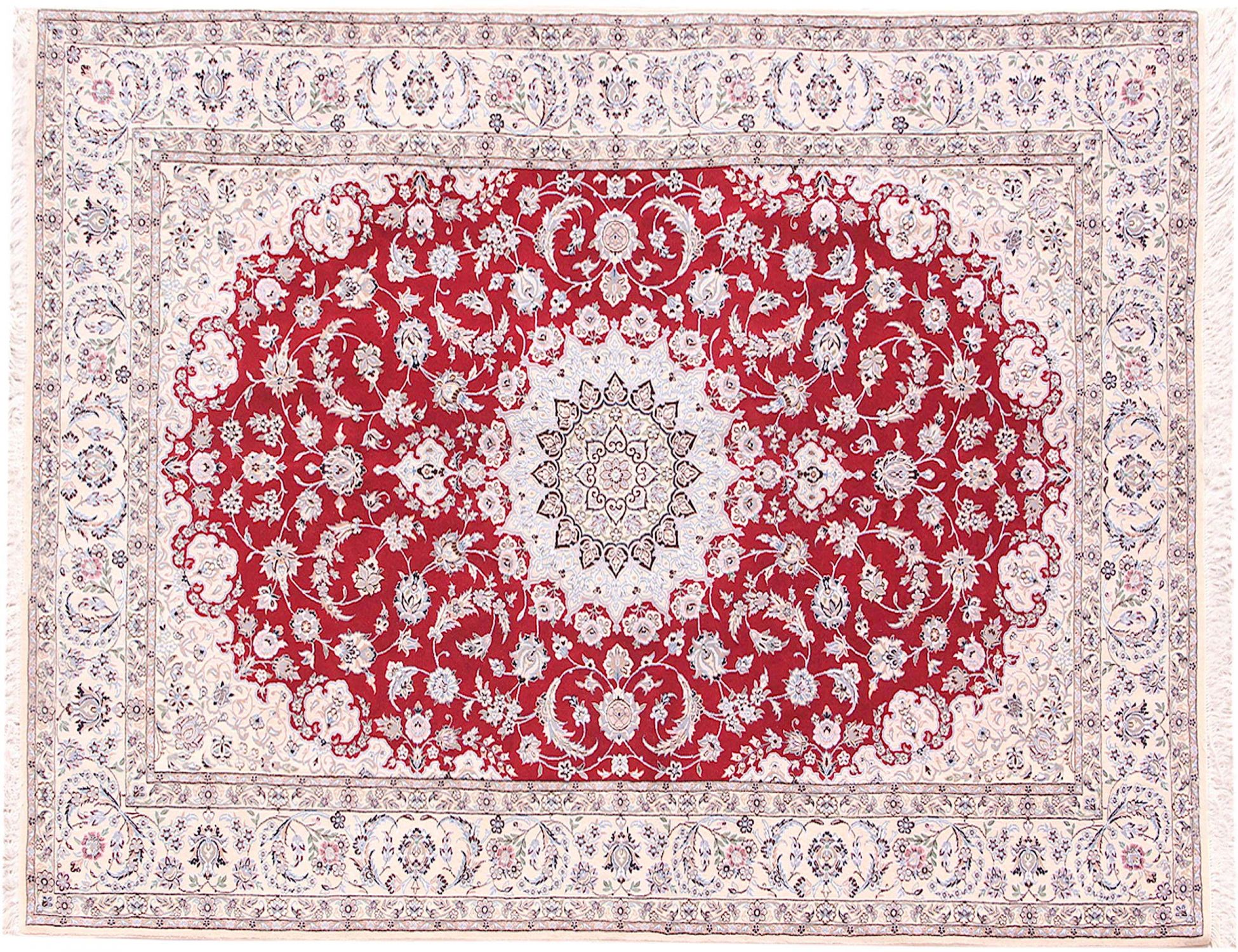 Persian Nain Rug  red  <br/>312 x 200 cm