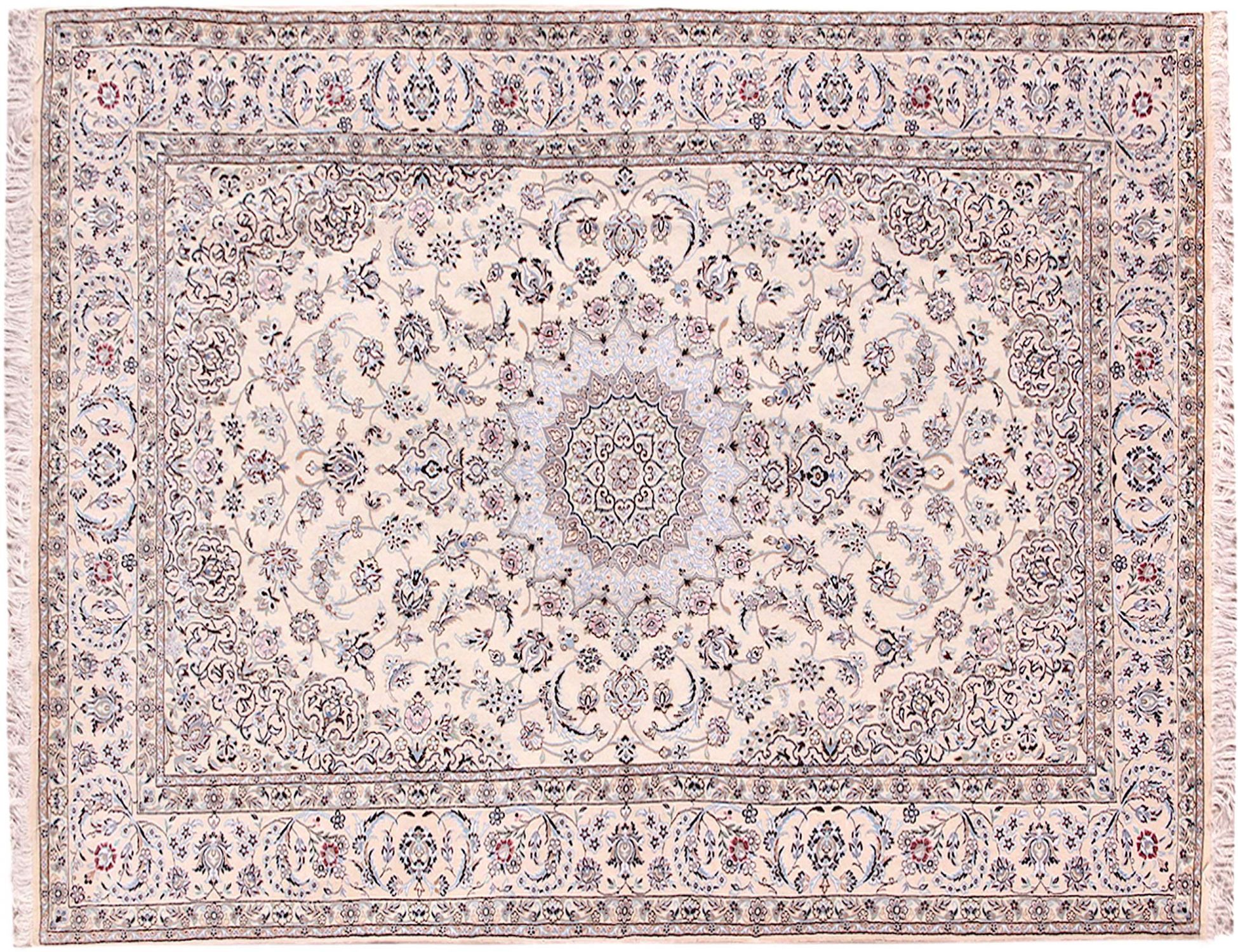 Persian Nain Rug  beige  <br/>310 x 192 cm