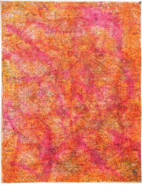 Persischer Vintage Teppich 220 x 140 mehrfarbig