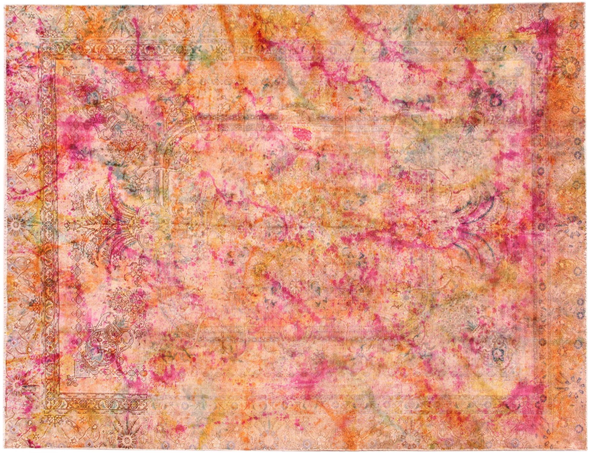 Persischer Vintage Teppich  mehrfarbig <br/>355 x 260 cm
