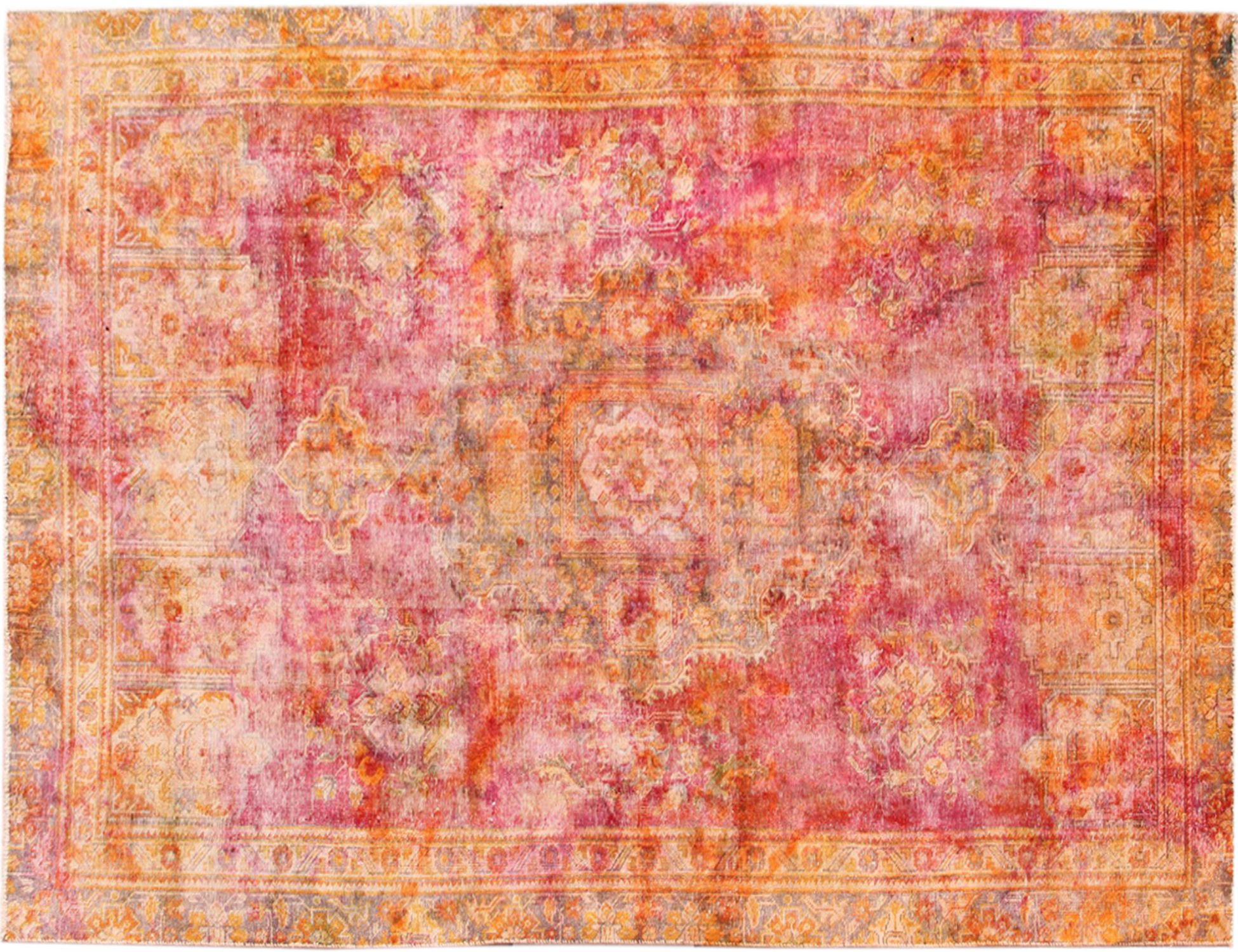 Persisk Vintagetæppe  multifarvet <br/>315 x 205 cm