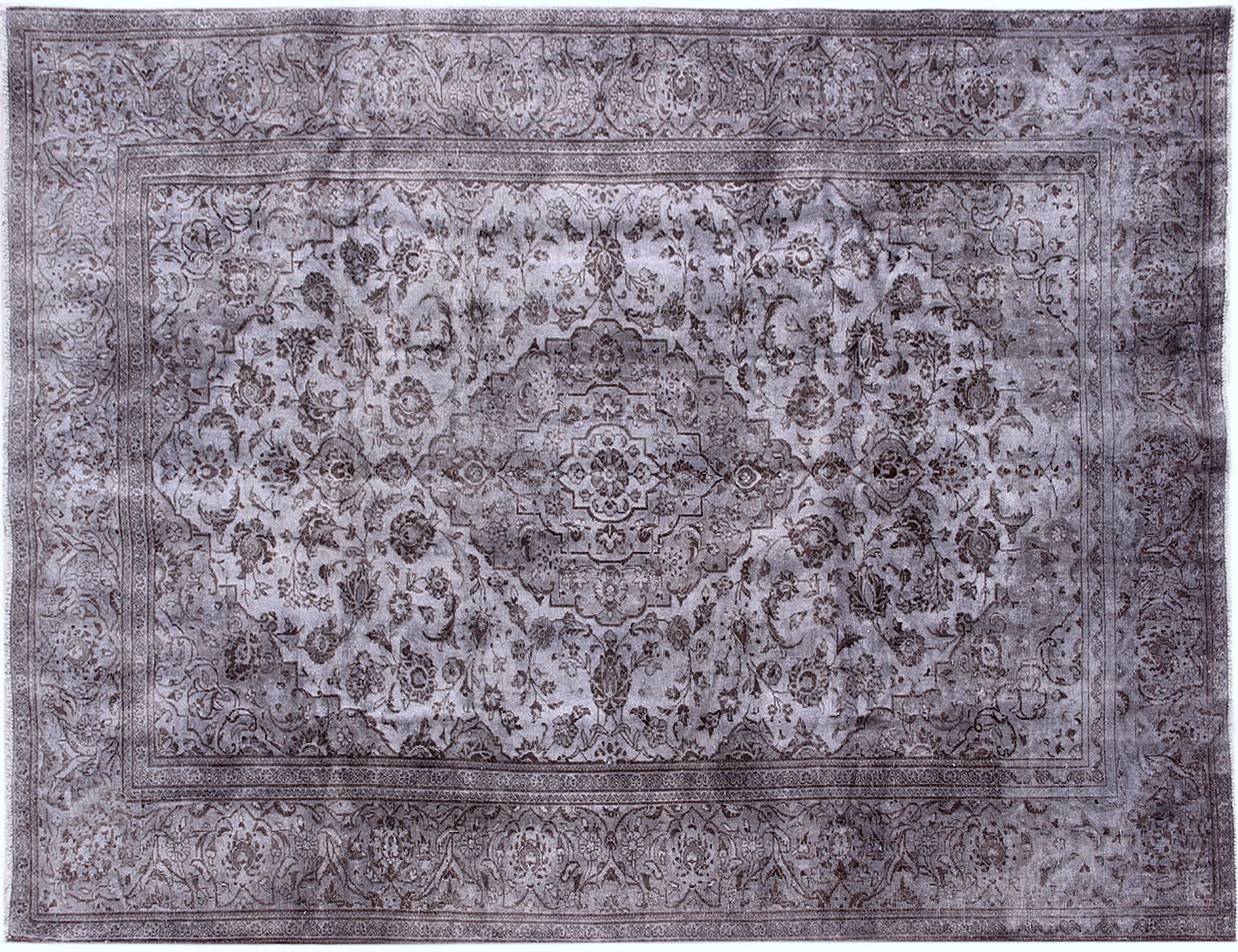 Persisk Vintagetæppe  grå <br/>344 x 233 cm