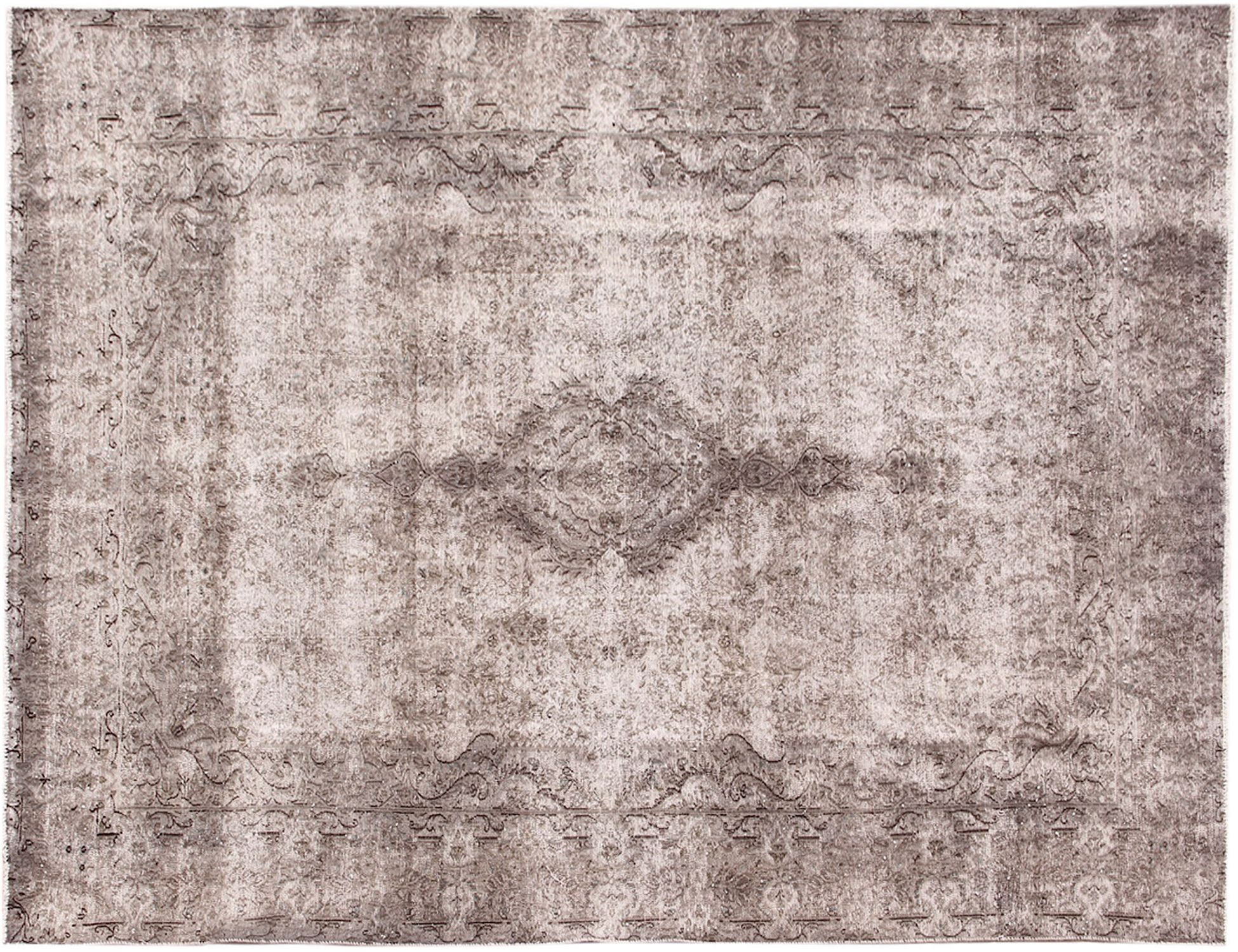 Persisk Vintagetæppe  grå <br/>310 x 233 cm